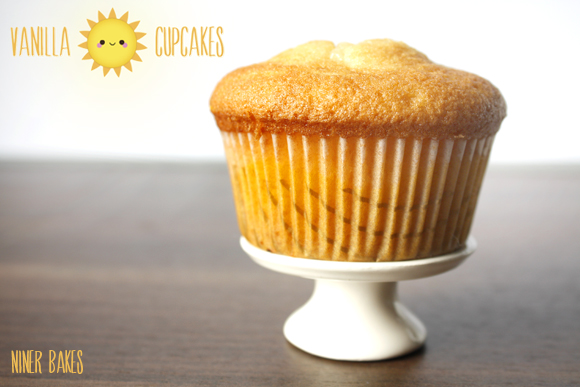 the ultimate vanilla cupcake recipe - by niner bakes