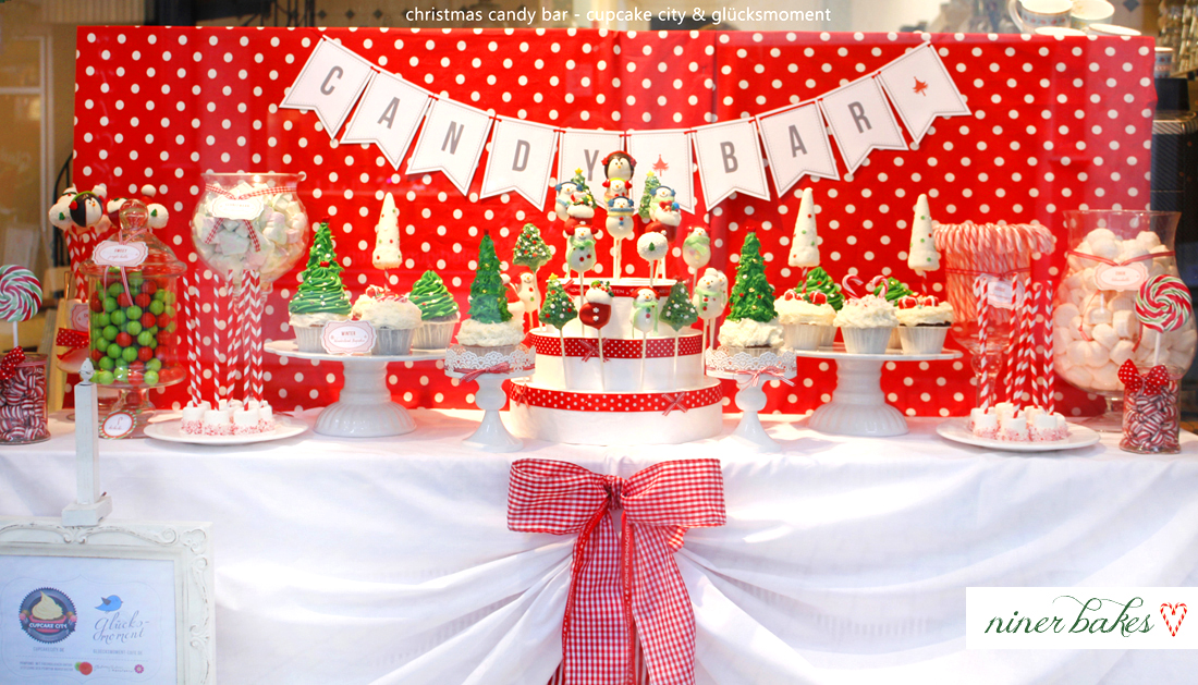 Christmas Candy Bar // Sweet Table