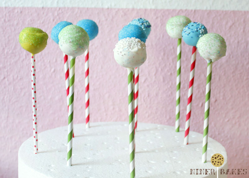 Cookie Dough Cake Pops by niner bakes - recipe and how to instructions - cookie dough lovers