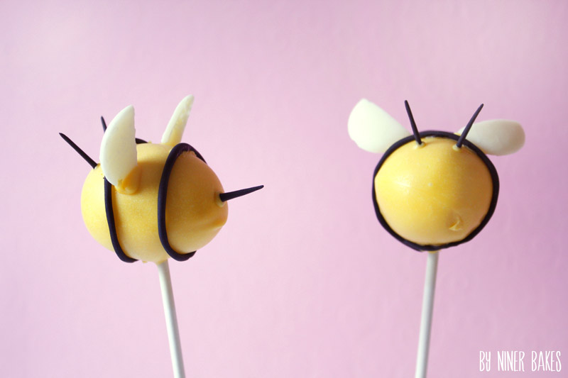 tutorial - hummel bienen cake pops - niner bakes