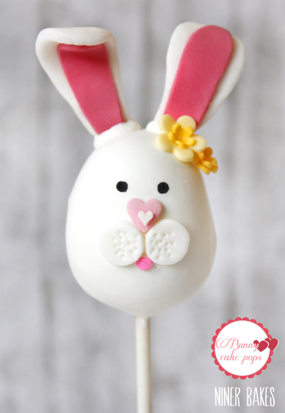 easter bunny cake pops - how to - by niner bakes 01