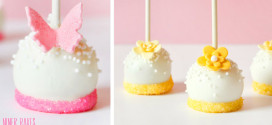 Spring is here: Very simple Flower & Butterfly Cake Pops