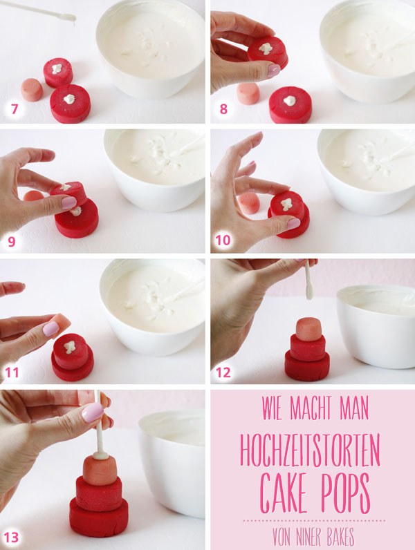 anleitung wie macht man hochzeitstorten cake pops von niner bakes