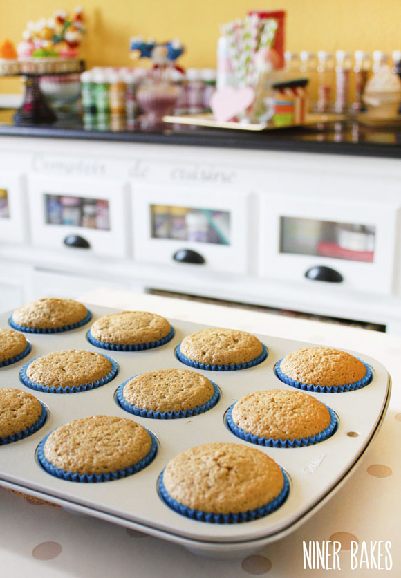 Healthy, absolutely yummy tasting Vanilla Cupcakes Recipe by niner bakes