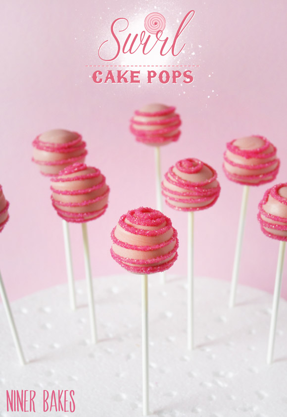 How to make Swirl Cake Pops - Tutorial - by niner bakes