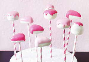 Tortenstücke Cake Pops