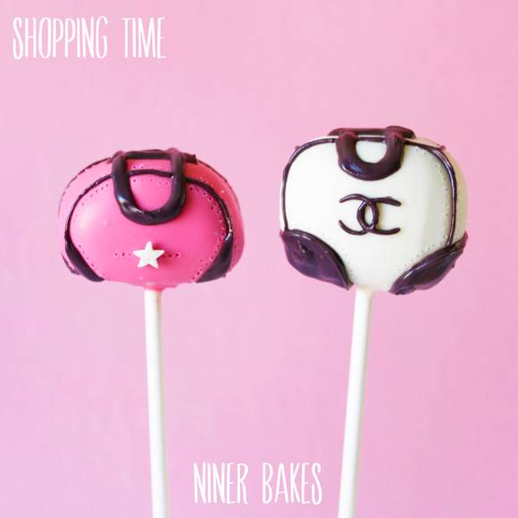 Handbag Fashion Chanel Cake Pops tutorial - by niner bakes