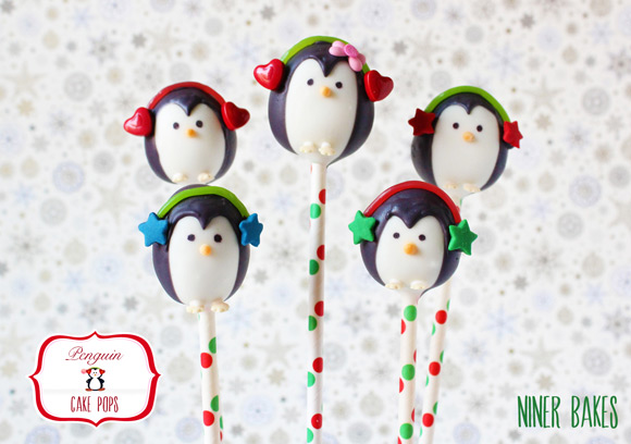 How to make penguin cake pops - tutorial by niner bakes - how to