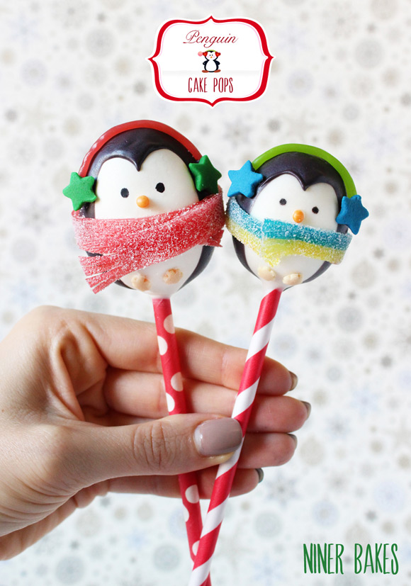 How to make penguin cake pops - tutorial by niner bakes - how to