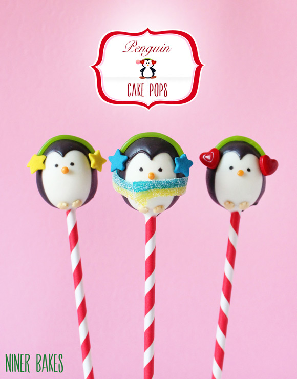 How to make penguin cake pops - tutorial by niner bakes - how to