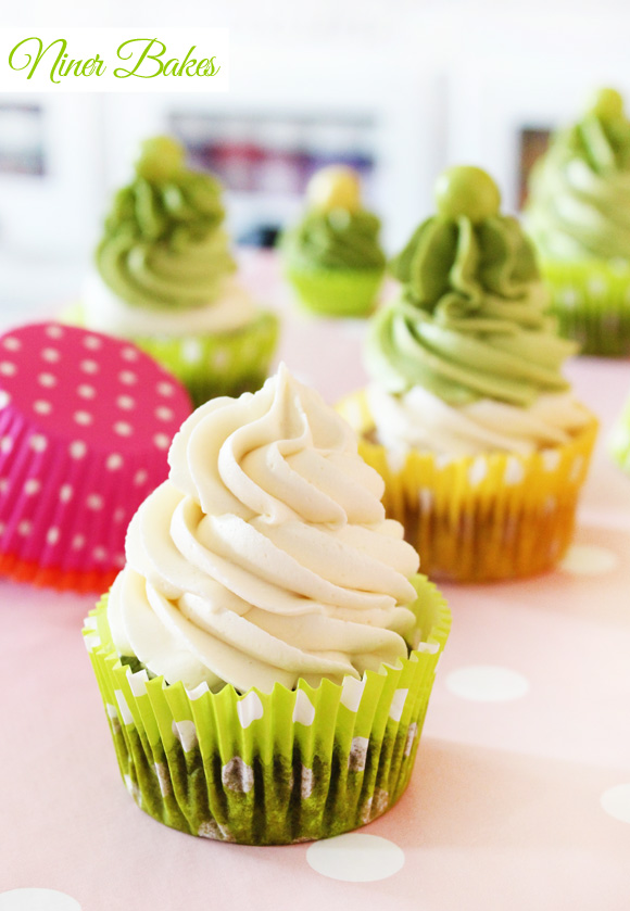 Vegan Green Tea Matcha Cupcakes Recipe - by niner bakes - How Matcha Green Can you get