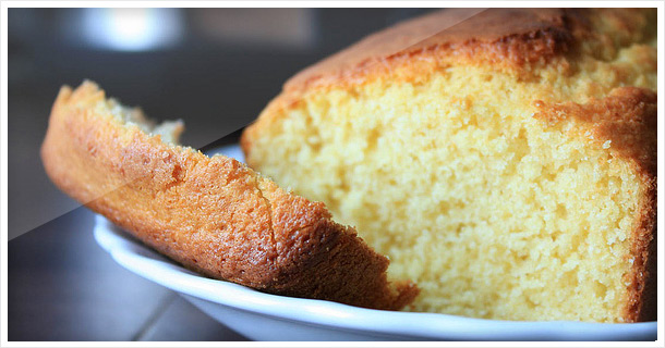 Golden, sweet and homemade cornbread