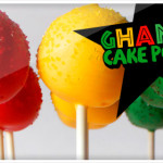 Ghana themed Cake Pops