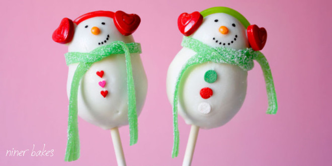 {Christmas} Snowman Cake Pops reloaded