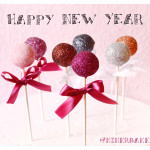 New Years Glitter Cake Pops