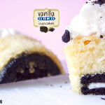 Yummiest OREO Surprise Vanilla Cupcakes with Marshmallow Frosting