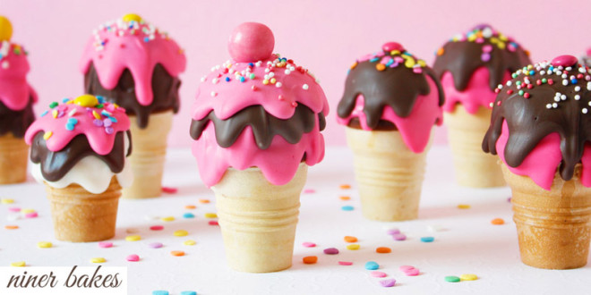 {Offizieller Eiscreme Tag} niner’s Eiscreme Waffel Cake Pops